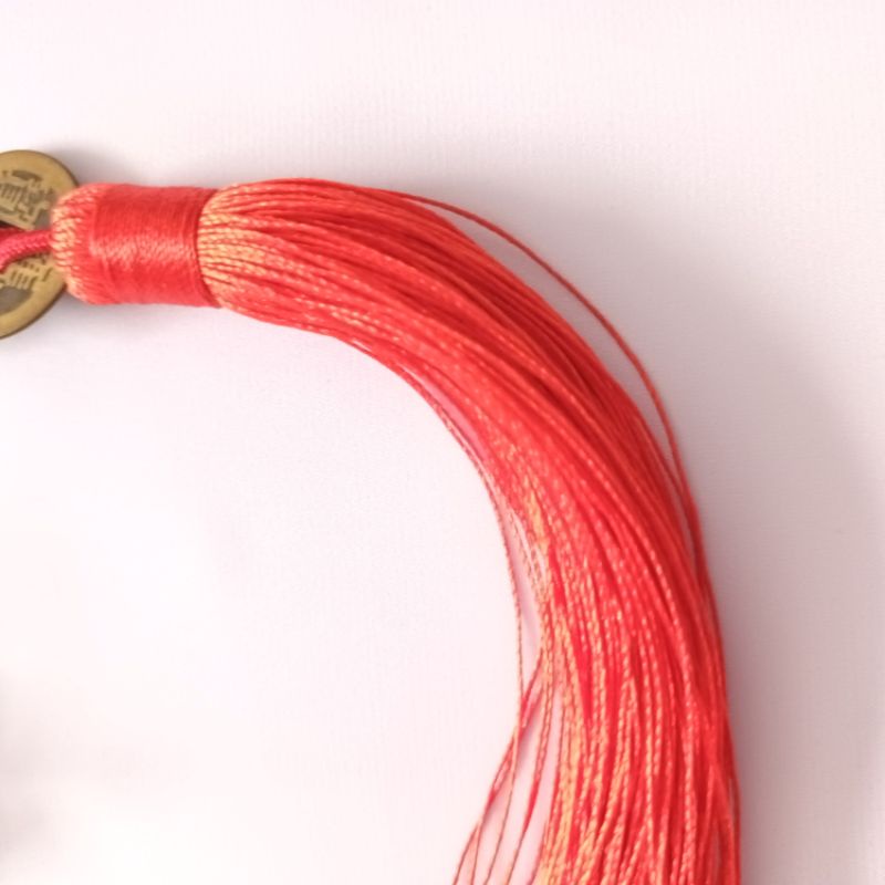 Chuỗi tiền xu ngũ đế đắc tài lộc treo xe, bàn làm việc, quầy thu ngân, phòng khách, trấn trạch, thuật phong thủy