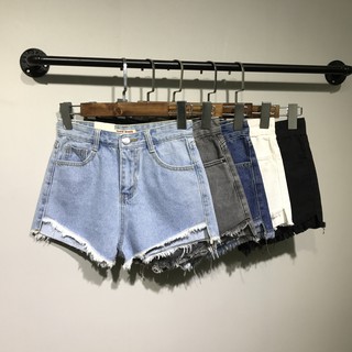 Quần shorts bò ống cắt vát bbs1114