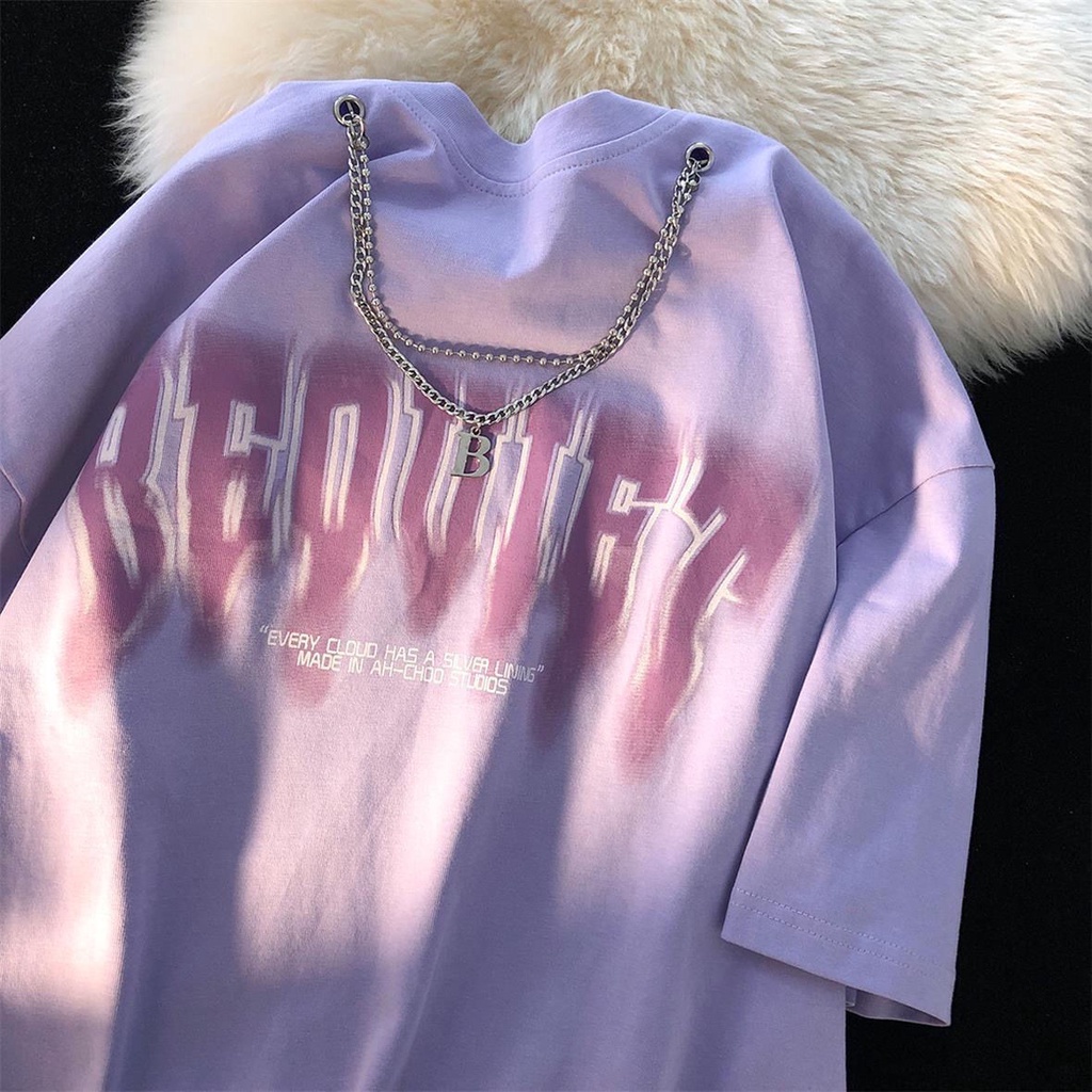 Áo Thun Tay Ngắn Dáng Rộng Phong Cách Hàn Quốc Thời Trang Mùa Hè Cho Nữ