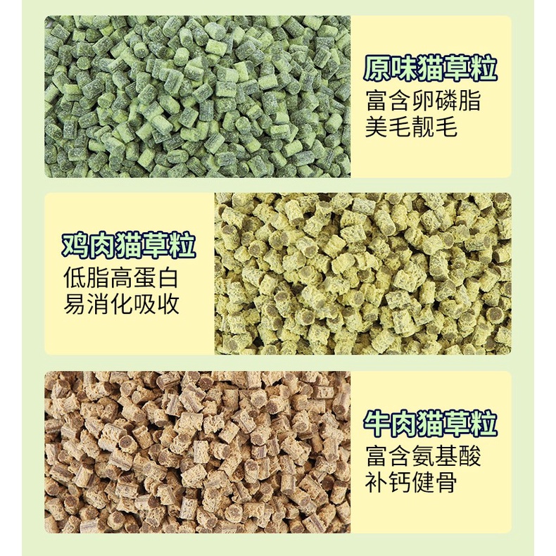 Snack cỏ mèo catnip dinh dưỡng cho mèo hỗ trợ tiêu búi lông - gói 60gram