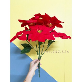 cây trạng nguyên 5 bông 50cm - cây giả