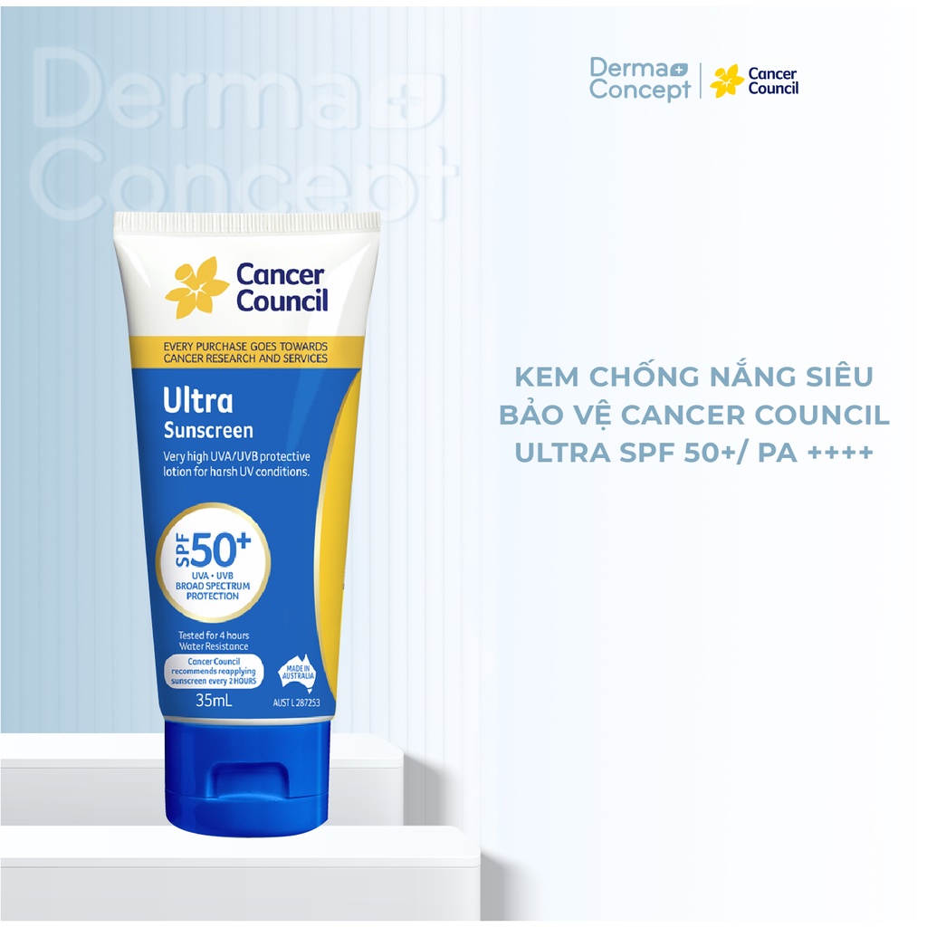 Kem chống nắng Siêu bảo vệ Cancer Council Ultra SPF 50+/ PA++++