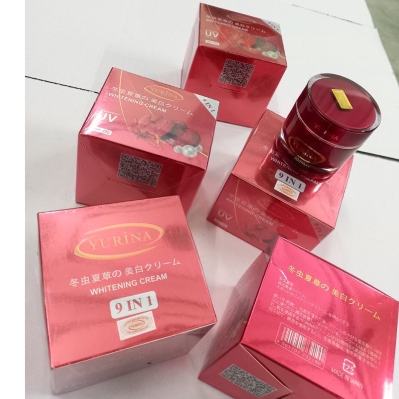 Kem Trắng Da YURINA Đông Trùng Hạ Thảo Collagen 9 In 1