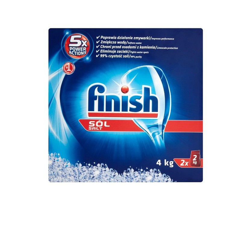 muối rửa bát Finish hộp 4 kg Đức ngăn ngừ cặn