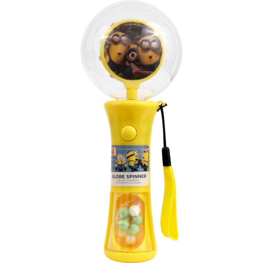 Kẹo đồ chơi Quả cầu xoay đèn Bip Globe Spinner - Minions