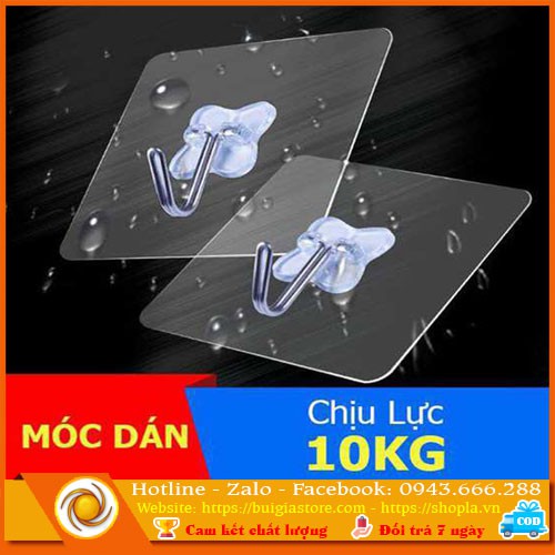 Móc treo dán tường chịu lực siêu chắc chắn (1 cái)