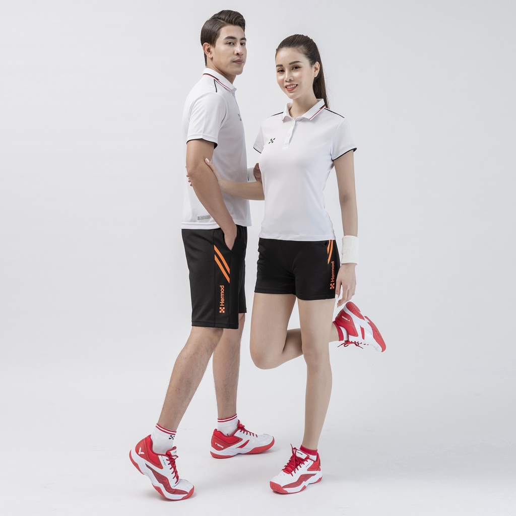 Bộ Đồ Thể Thao Nam HERMOD Tennis, Cầu Lông, Bóng Chuyền, Vải Co Dãn, Thoáng Mát, Thấm Hút B02TR