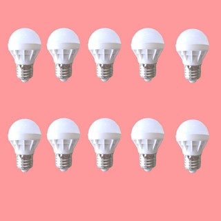 Combo 10 Bóng đèn LED Nấm 3w chui văn E27 (Ánh Sáng Trắng+Vàng)