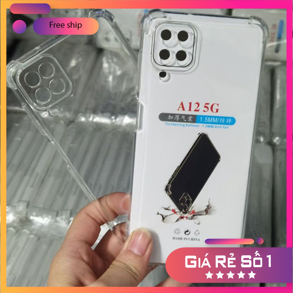 Ốp điện thoại mềm trong suốt chống sốc chất lượng cao cho Samsung Galaxy ss A12 A02s A51 A71 A31 A11 A01 5G