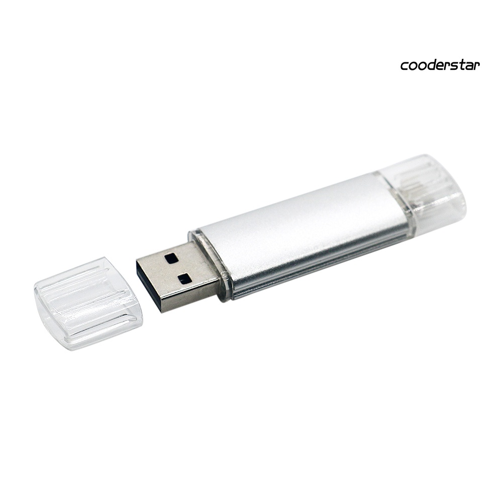 COOD-st USB Disk USB 2.0 16G Capacity Zinc Alloy Fast Speed OTG Function U Disk for Computer