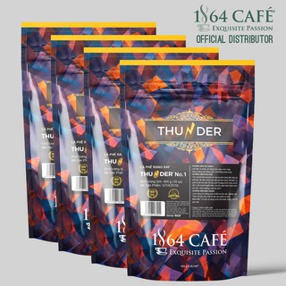 1.8 kg Cà Phê Xay Sẵn Thunder No.1 Pha Phin Gu việt - 1864 CAFÉ