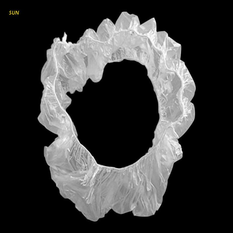 Bộ 100 Vỏ Bọc Vô Lăng Xe Hơi Chống Nước/ Bụi Bẩn Dùng Một Lần Tiện Dụng