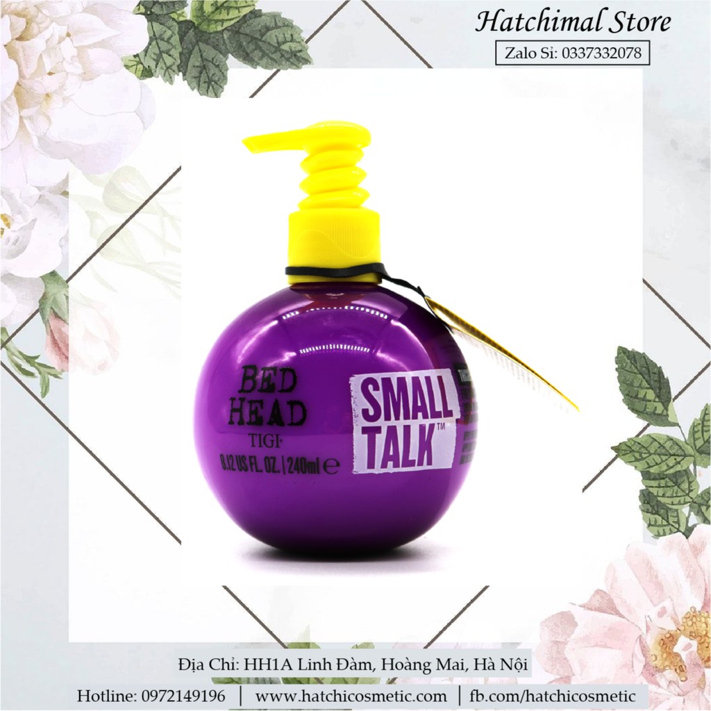 Gel Tạo Nếp Tóc Uốn, Tóc Xoăn TIGI Bed Head Small Talk MỸ 125ml / 240ml