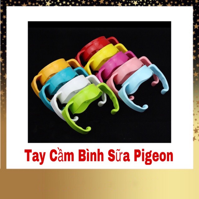 Tay cầm bình sữa Pigeon nội địa cổ rộng (đủ màu) 4.9