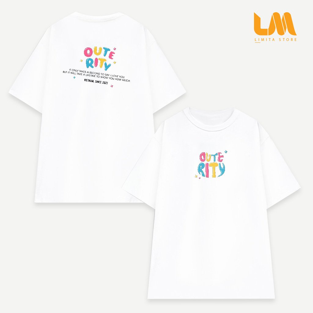 Áo thun chữ màu sắc , dáng rộng,Áo Thun Tay lỡ nam nữ, áo phông unisex from rộng Oversize (V67)