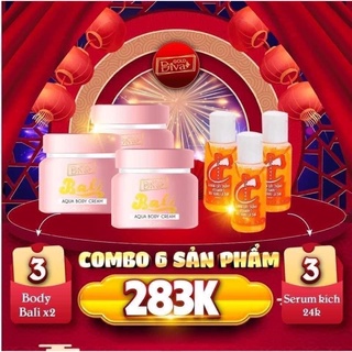 FULL COMBO KEM BODY BALI VÀ KÍCH C [6 SẢN PHẨM]
