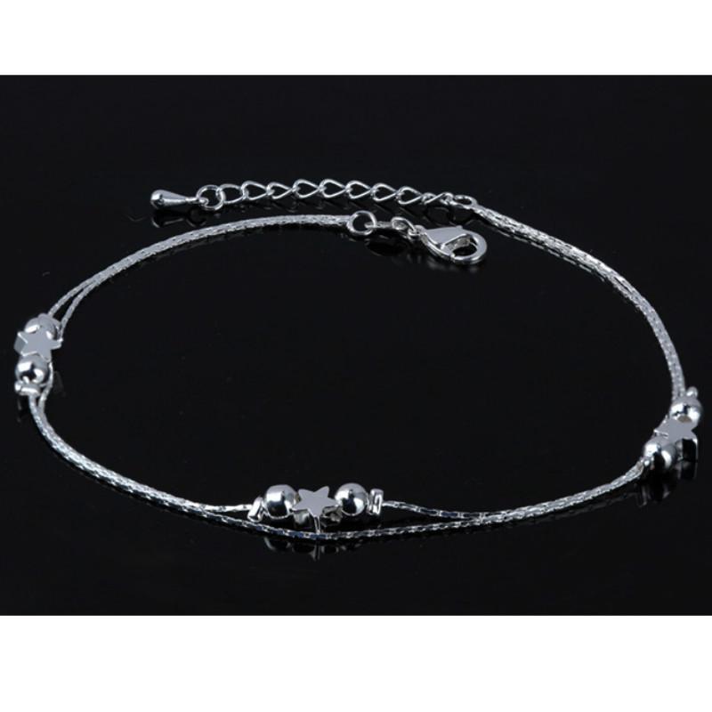 Lắc Chân Bạc 925 Thanh Lịch