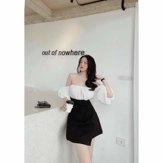 Set chân váy trễ vai