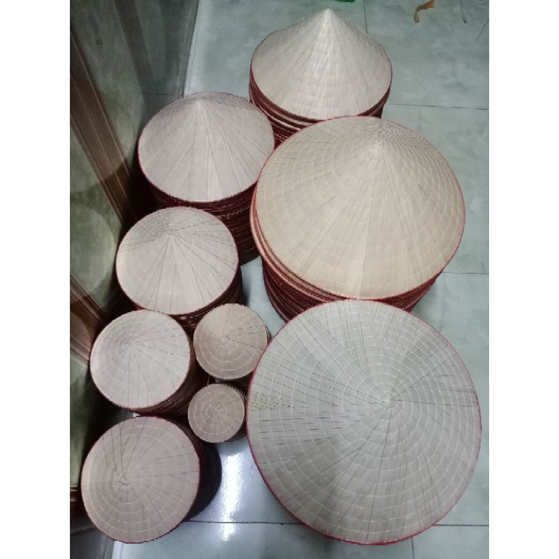 Nón lá trang trí đủ kích thước giá xưởng sản xuất