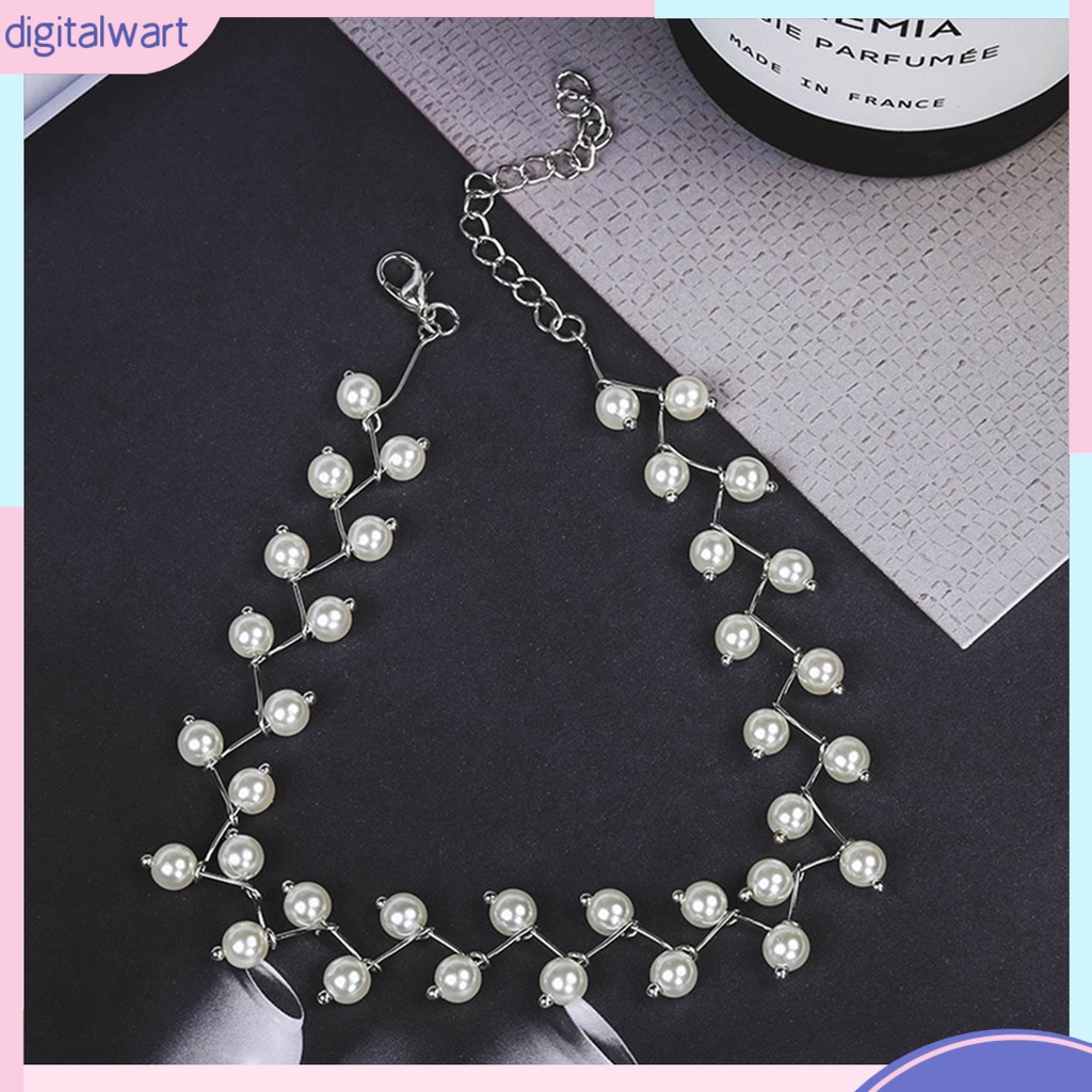 Dg✌❤Vòng Cổ Choker Đính Ngọc Trai Nhân Tạo Thời Trang Dành Cho Nữ