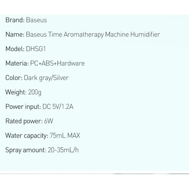 MÁY XÔNG TINH DẦU XE HƠI BASEUS AROMATHERAPY