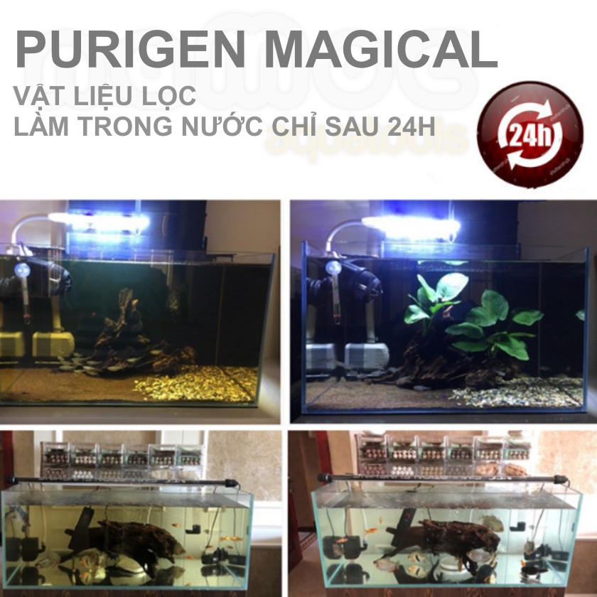 VẬT LIỆU LỌC CAO CẤP PURIGEN MAGICAL - CHUYÊN KHỬ NƯỚC VÀNG ĐỤC