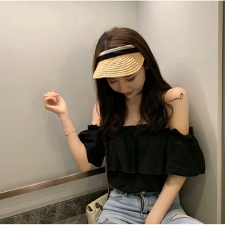 Áo Quây Croptop Trễ Vai