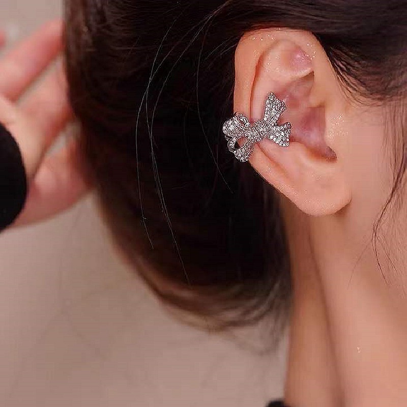 Khuyên Tai Kẹp Vành Nhỏ Phong Cáchifty 2022 Sang Trọng Retro Âu Mỹ