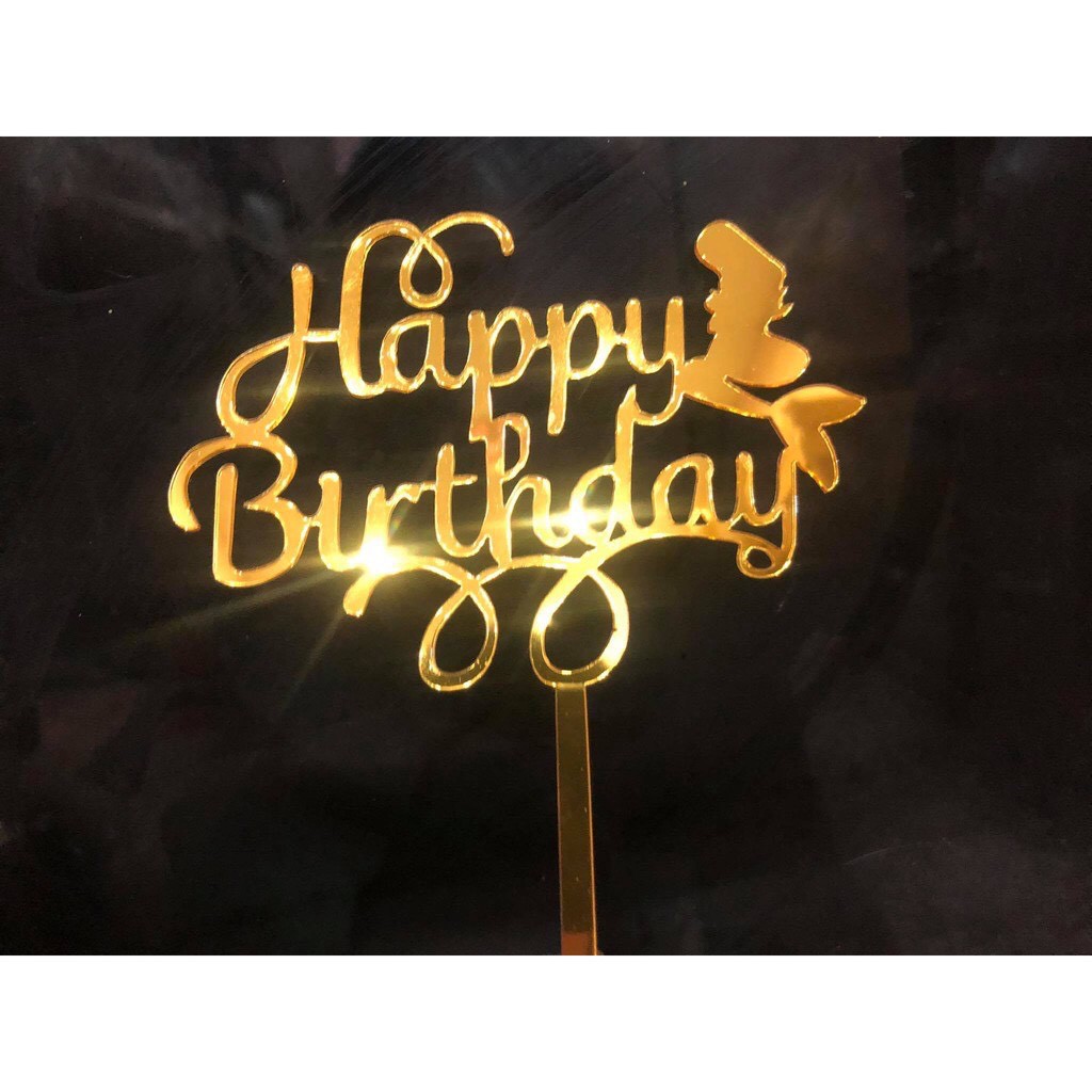 Trang Trí Sinh Nhật - Combo 10 chiếc Meka tiên cá vàng