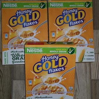 An1234. combo ngũ cốc ăn sáng bắp và mật ong nestlé honey gold flakes