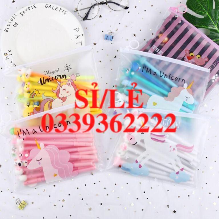 [ HAIANHSHOP ] Túi Đựng Bút Trong Suốt Khóa Zip Đáng Yêu - Nhiều Mẫu Duashop &gt;