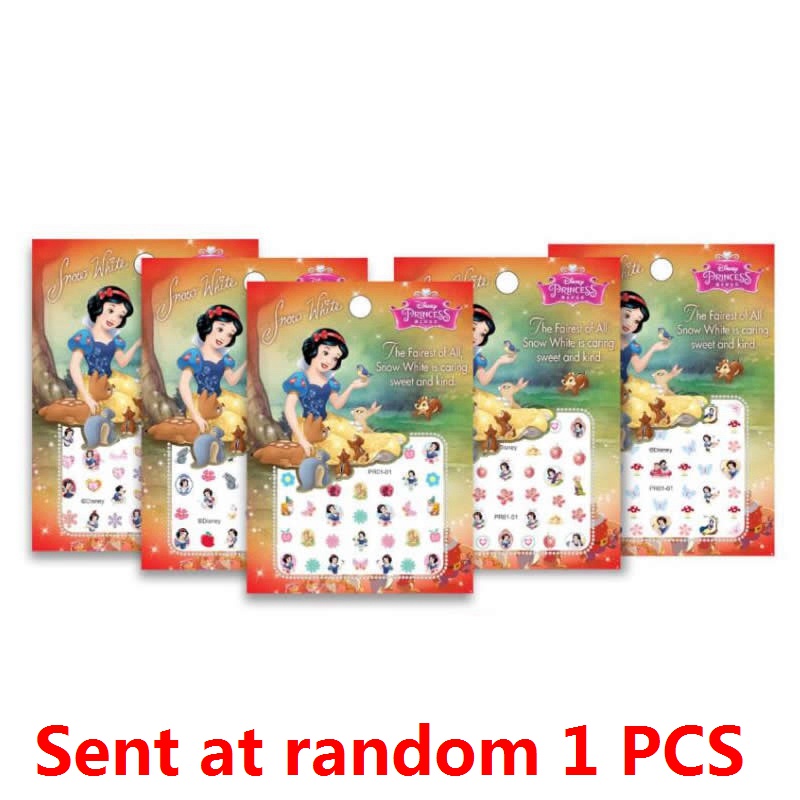 Miếng Dán Trang Trí Móng Tay Họa Tiết Công Chúa Disney Xinh Xắn