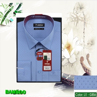 Áo Sơ Mi Nam Bamboo Dài Tay Dáng Regular Vĩnh Tiến G856