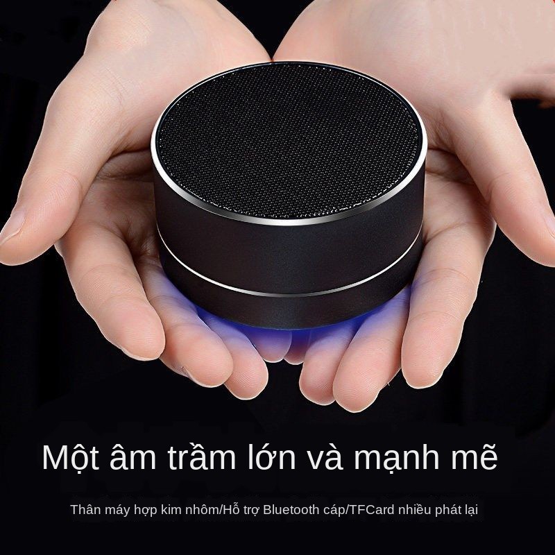 ┇Thẻ loa siêu trầm âm thanh không dây Bluetooth trong nhà ngoài trời ô tô mini máy tính nhỏ điện thoại di động n