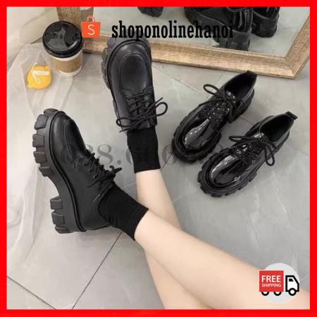 Boots nữ cổ thấp độn đế siêu hottrend phong cách hàn mới