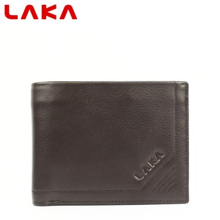 Ví da nam ví nam da bò thật thời trang laka vlk0199 - màu đen