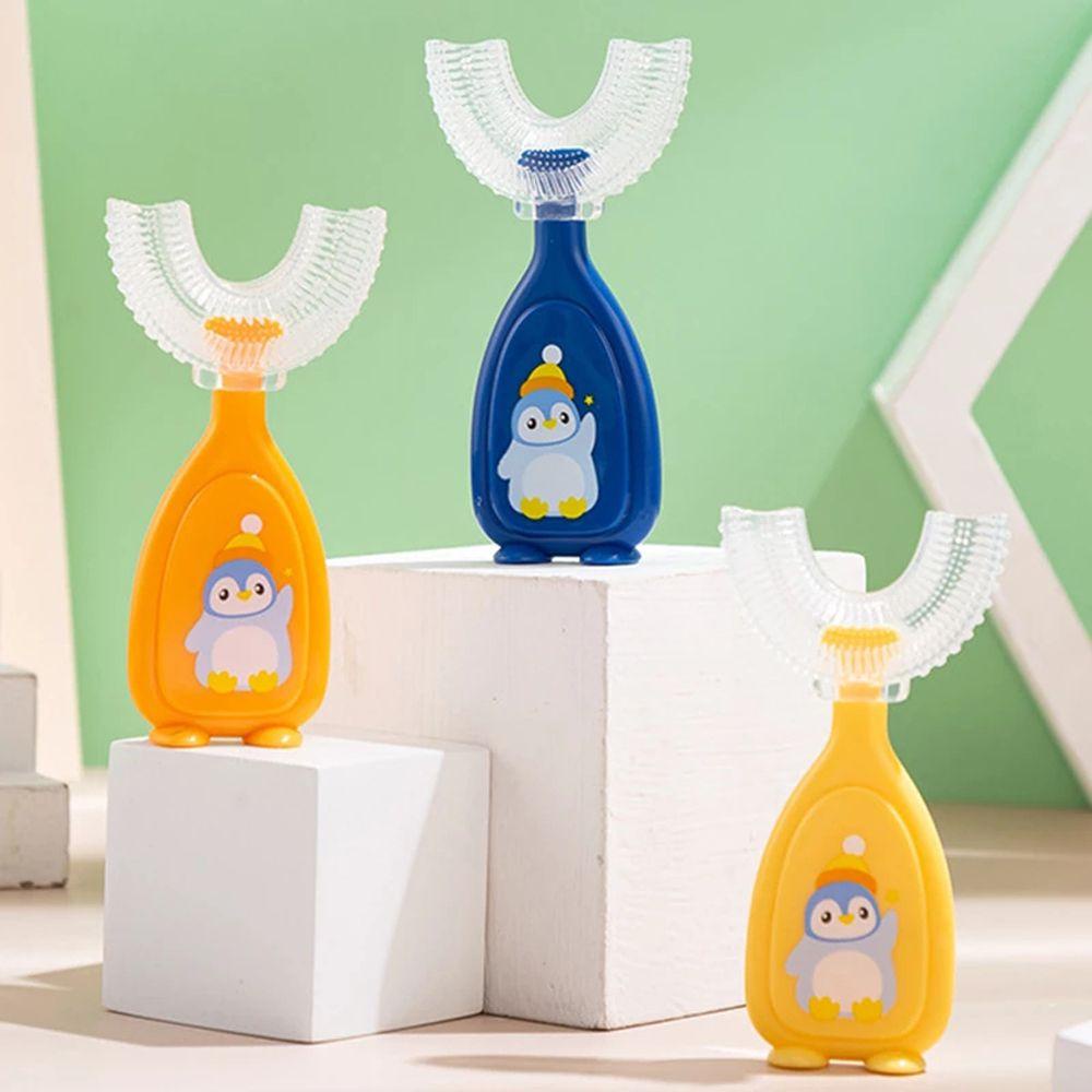 Bàn Chải Đánh Răng Xoay 360 Độ Kiểu Hoạt Hình AUGUSTINA Dễ Thương Cho Bé Từ 2-12 Tuổi