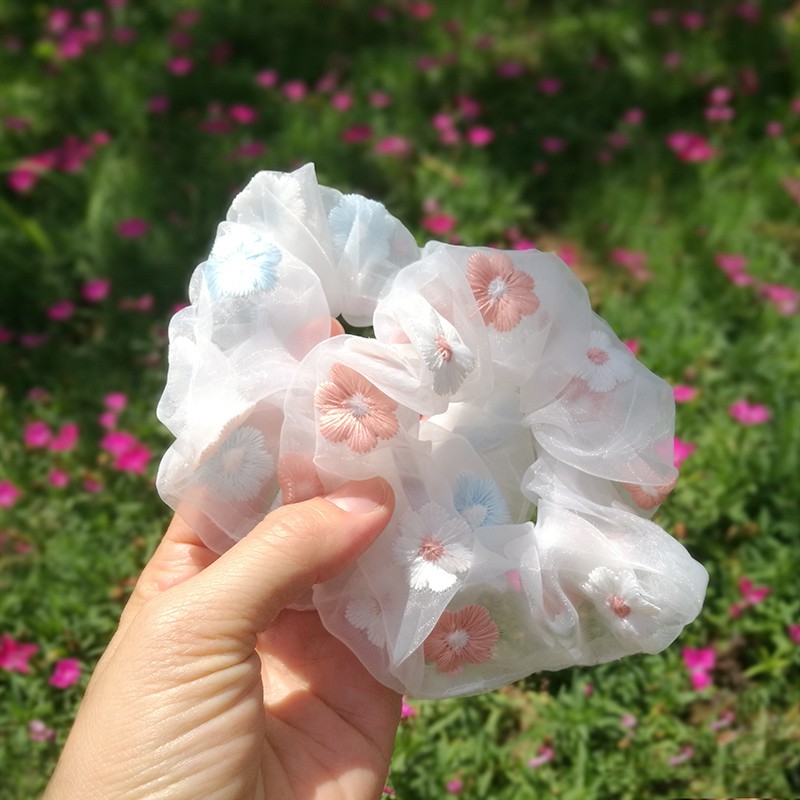 Xiaozhainv Dây buộc tóc thiết kế đơn giản trẻ trung cho nữ