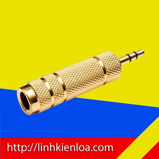 Jack cắm chuyển đổi âm thanh Jack cắm 3.5mm sang 6.35mm Stereo
