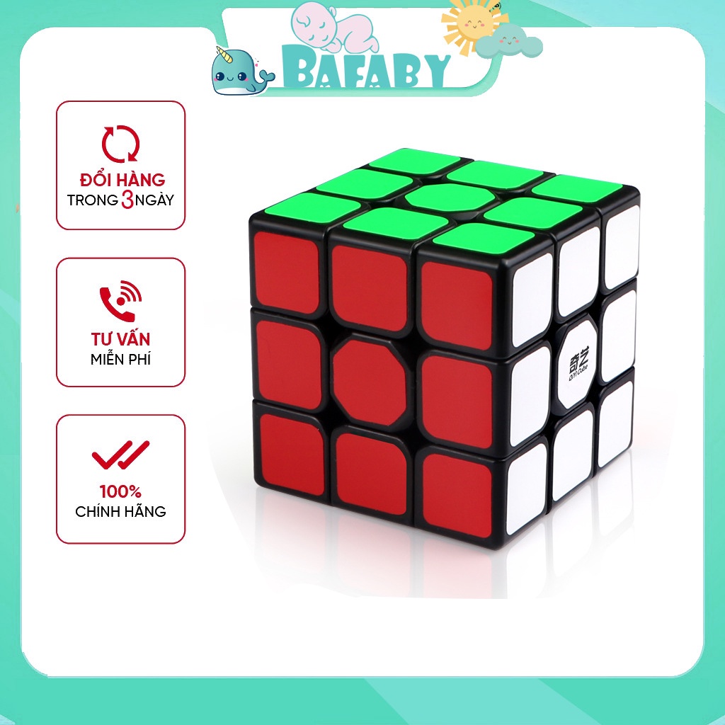 RUBIK 3x3 2x2 4x4 Giá Rẻ Đồ chơi Trẻ Em Và Người Lớn Xoay Trơn Mượt Tốc Độ Cao Bafaby R2