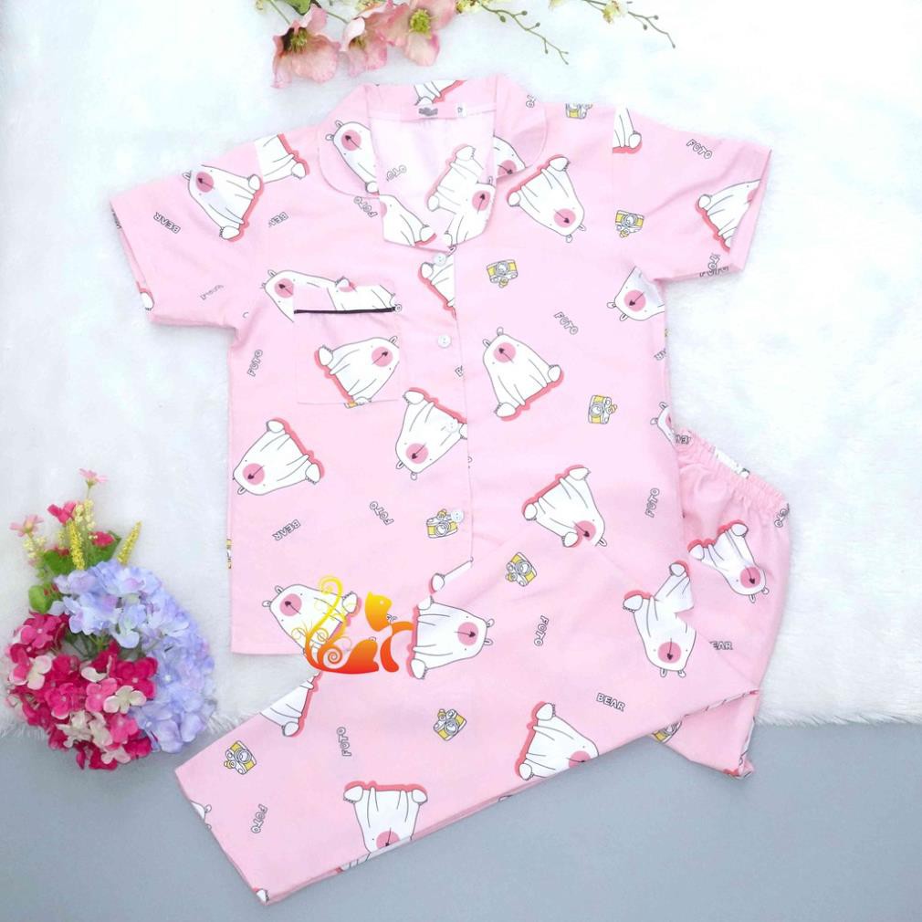 Đồ Mặc Nhà "Gấu Foto" Pijama Kate Thái Quần Dài - Từ 38kg - 48kg * 🎁