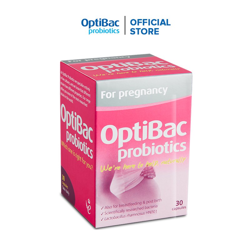 Lợi khuẩn đặc chế OptiBac for Pregnancy cho phụ nữ mang thai và cho con bú