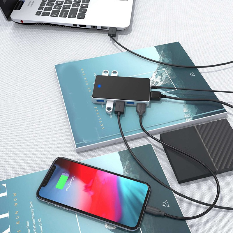 Bộ Chia 7 Cổng Usb 3.0 Byeasy Uh-74 | BigBuy360 - bigbuy360.vn