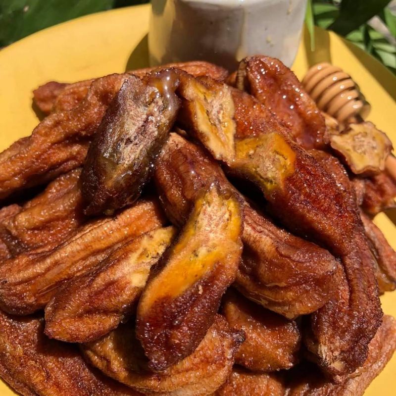 Chuối Cau Mật  Sấy Dẻo Bến Tre