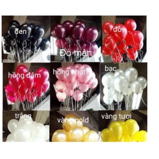 Set 100 bóng nhũ size 26cm loại đẹp