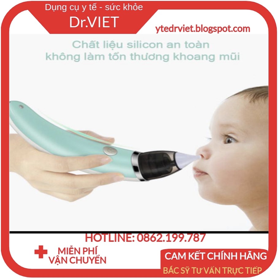 Máy Hút Mũi ICHIKO Cho Bé Bằng Điện chính hãng-Thiết kế tiện dụng, đảm bảo vệ sinh tuyệt đối, bé cảm thấy thoải mái hơn