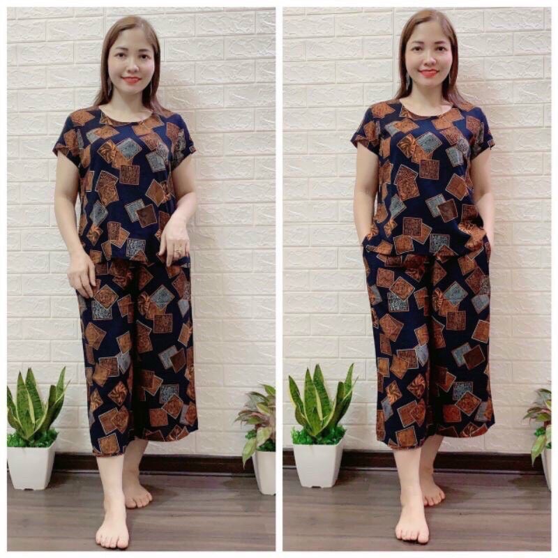 Bộ lanh hoa cho các bà mẹ cực đẹp .Size 2XL/3XL/4XL . Sỉ 110k