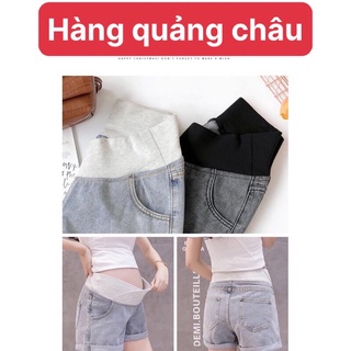 Quần sóc bầu cạp chéo cho bà bầu hàng quảng châu cao cấpsẵn hàng giao luôn
