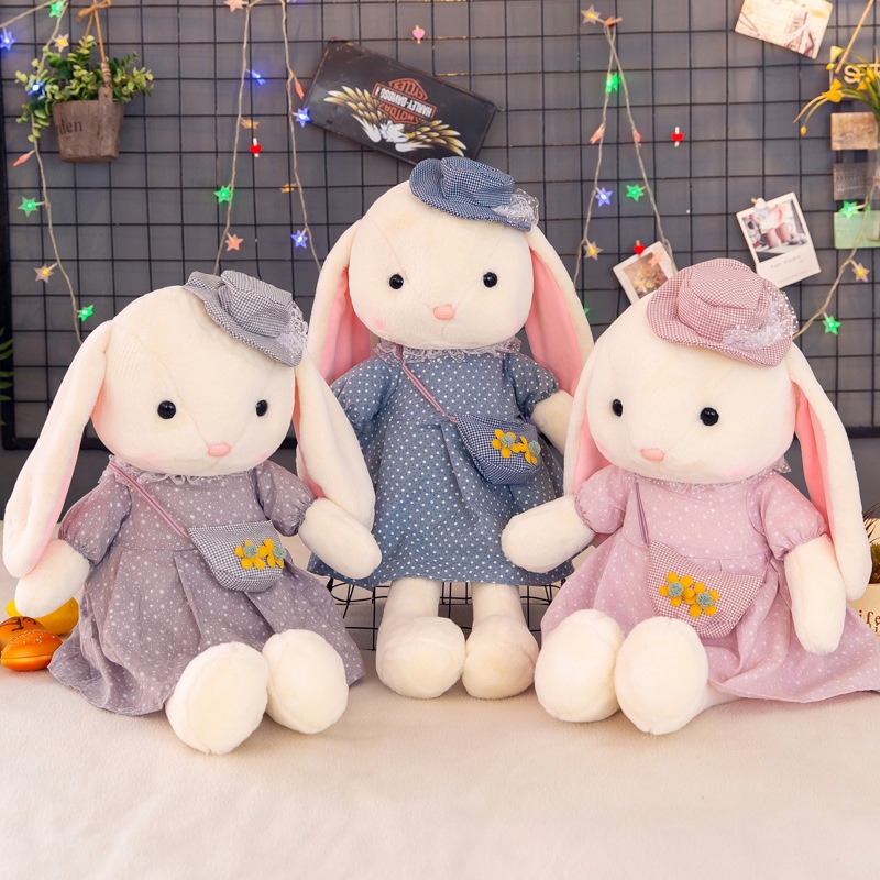 Thú Nhồi Bông Hình Thỏ bunny Dễ Thương
