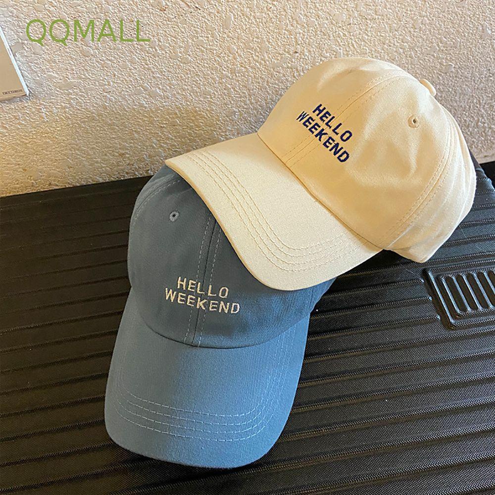 Qqmall Mũ Lưỡi Trai Thêu Chữ Đơn Giản Nhiều Màu Sắc Tùy Chỉnh Thời Trang Cho Nam Và Nữ